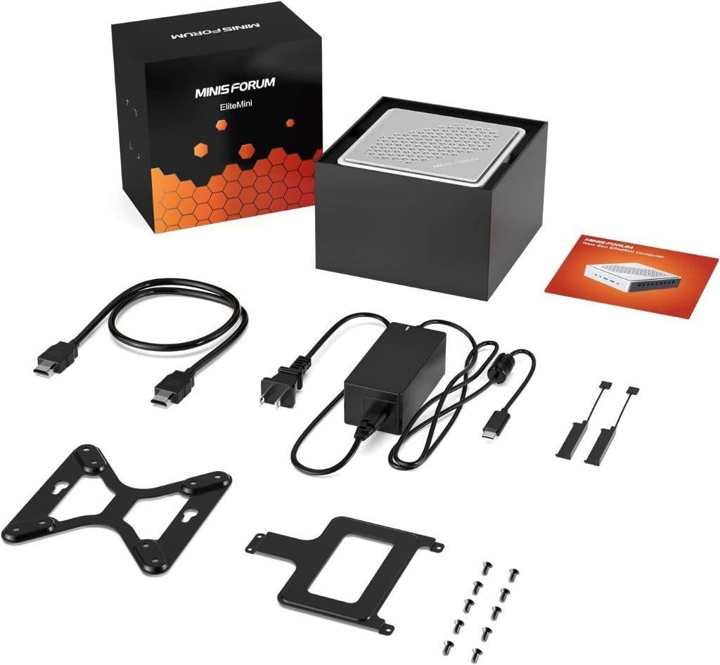 MINIS FORUM HM90 Mini PC, AMD Ryzen 9 4900H, 32/512, Minisforum, 32 GB, Support@minisforum.com, Zo goed als nieuw