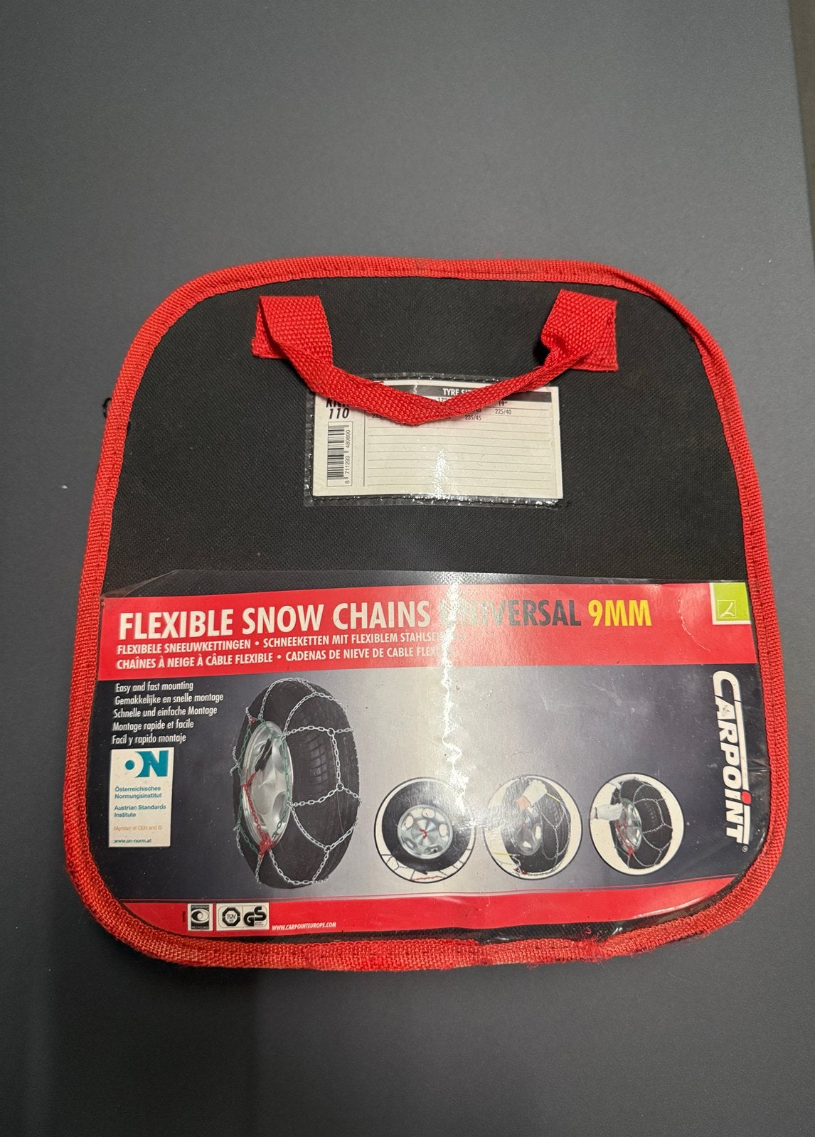 Carpoint Flexible Snow Chains Universal 9mm - KNN80, Ophalen of Verzenden, Nieuw