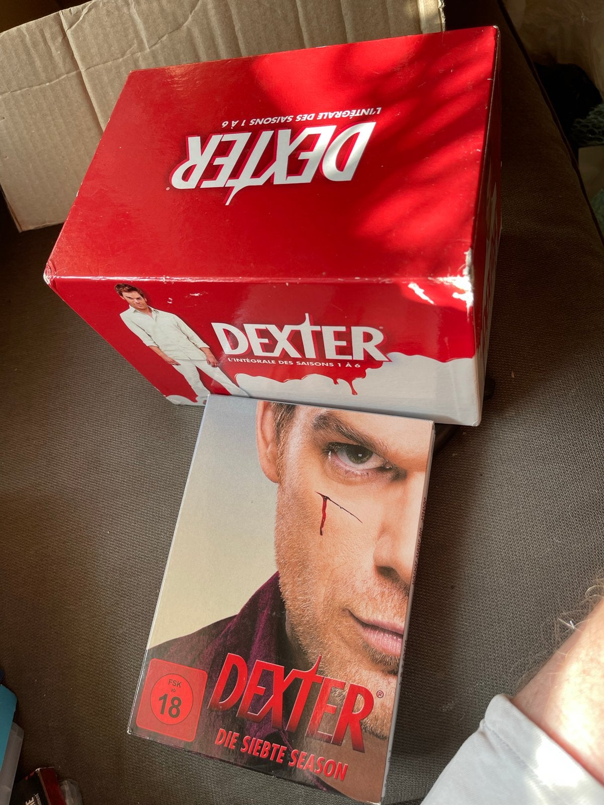 Dexter Complete Serie Seizoen 1-6 + Seizoen 7 DVD Boxset, Cd's en Dvd's, Vanaf 18 jaar, Psychologische thriller, Nederlands, Ophalen of Verzenden