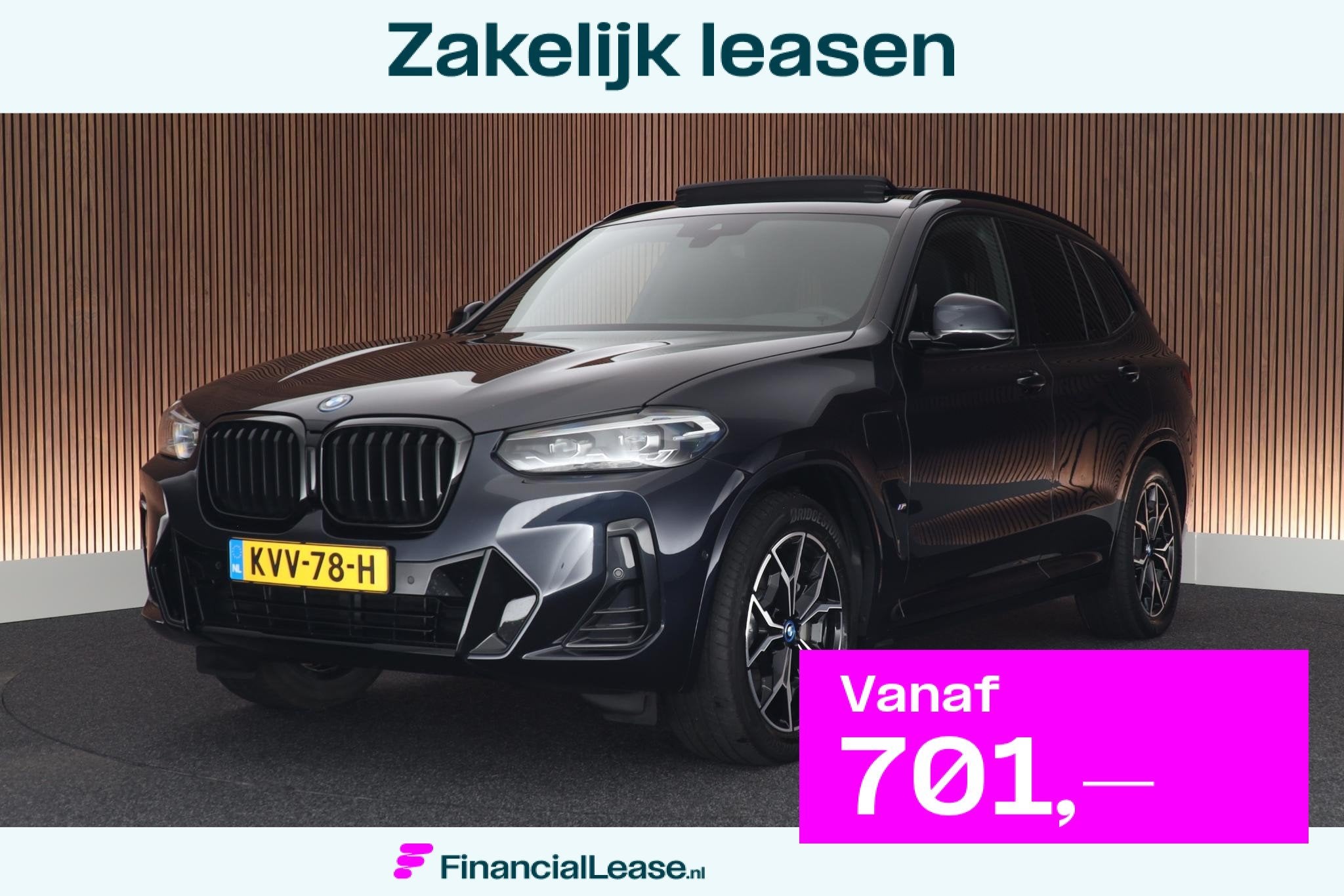 BMW X3 xDrive30e 292pk High Executive M Sport Camera Leder P, 1998 cc, Automatische klimaatregeling, Gebruikt, 2000 kg