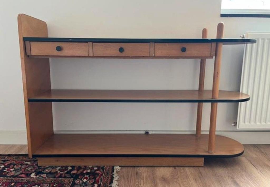 Dressoir - Roomdivider uit de
jaren '50 - '60 Stokke stijl, Huis en Inrichting, Kasten | Wandmeubels, Ophalen, Gebruikt, 25 tot 50 cm