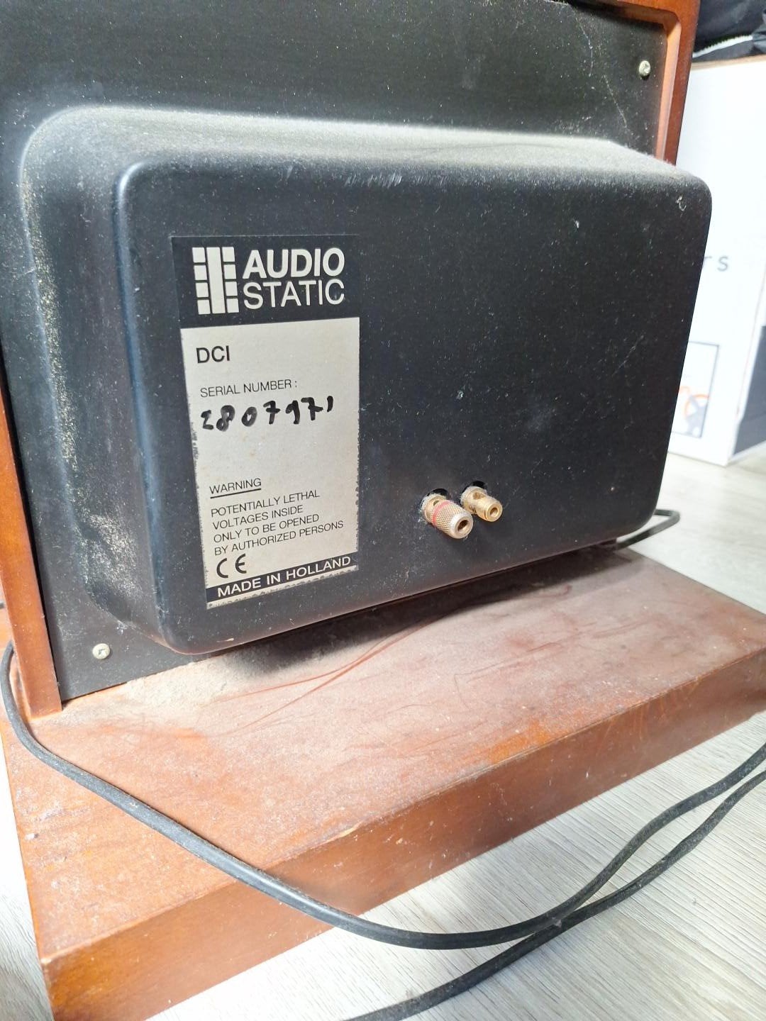 Audiostatic DCI Elektrostatische Luidsprekers (Niet Getest), Ophalen