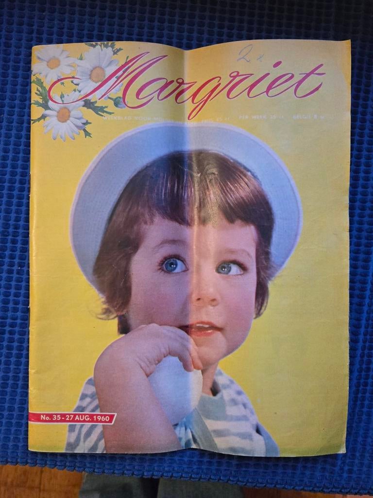 Vintage Margriet uit 1960, Ophalen of Verzenden, Gelezen, Damesbladen