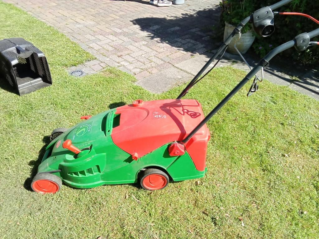 Brill Evolution 36 EL 1200W elektrische grasmaaier, Tuin en Terras, Grasmaaiers, Ophalen, Cirkelmaaier, Gebruikt, Elektrische grasmaaier