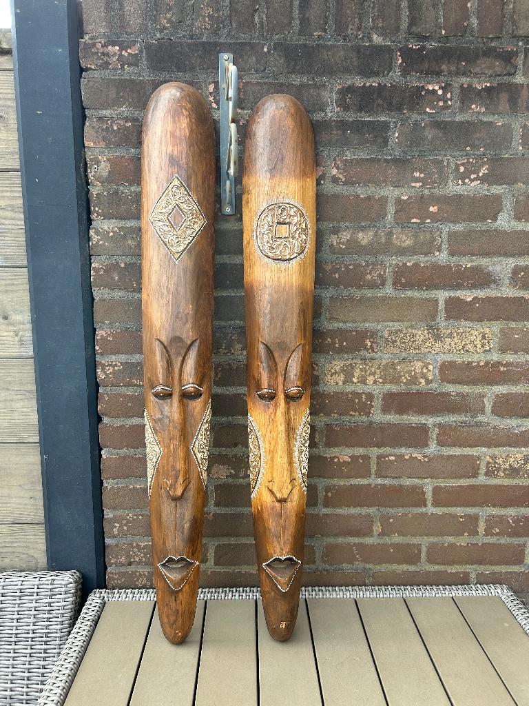 Houtsnijwerk, Antiek en Kunst, Kunst | Beelden en Houtsnijwerken, Ophalen, Overige onderwerpen, Houtsnijwerk, 50 - 100 cm
