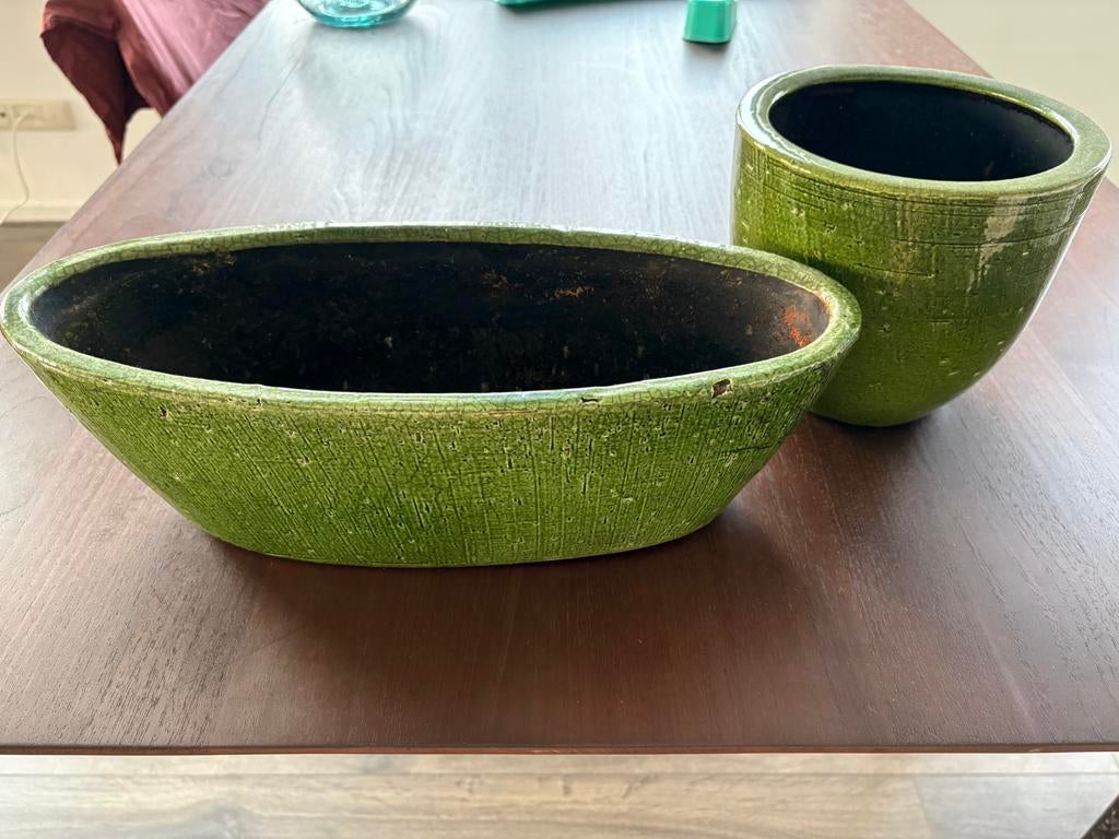 Planten/bloem potten, Ophalen, Rond, Zo goed als nieuw, Aardewerk