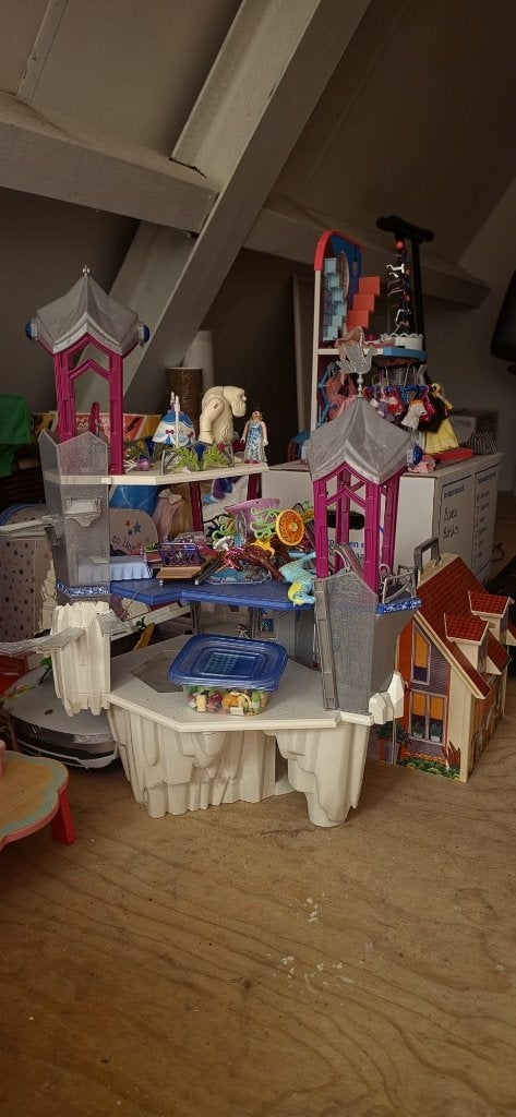 Playmobil Kasteel met accessoires, Gebruikt, Lego, Complete set, Ophalen