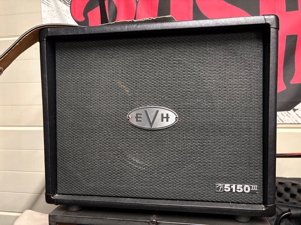2x EVH 1x12 cabinet, Speakerset, Zo goed als nieuw, 60 tot 120 watt, Ophalen