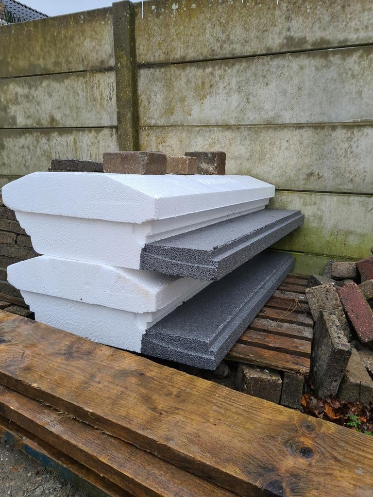 2x Broodjesvloer EPS Isolatie-elementen Rc=3.70, Ophalen, 12 cm of meer, Nieuw, Minder dan 5 m²
