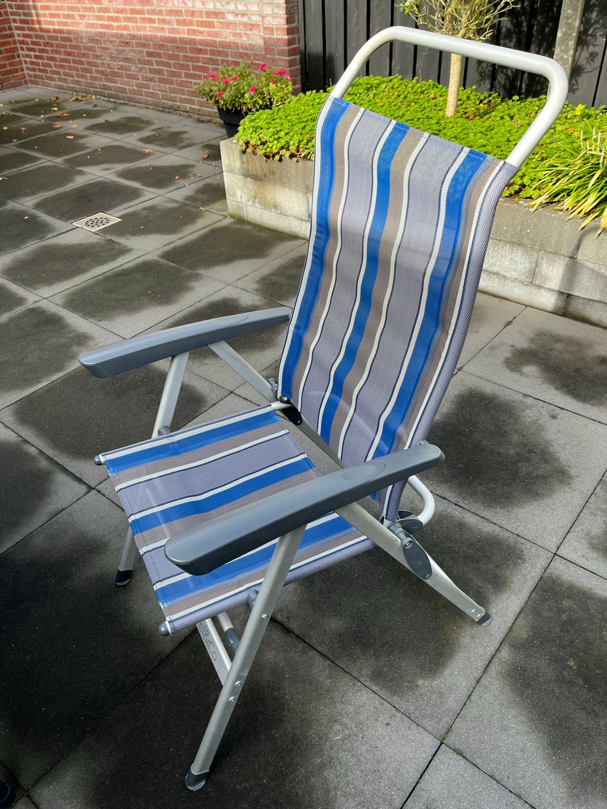 Campingstoelen (4st.) en campingtafel - Gebruikt, Ophalen, Gebruikt, Campingstoel
