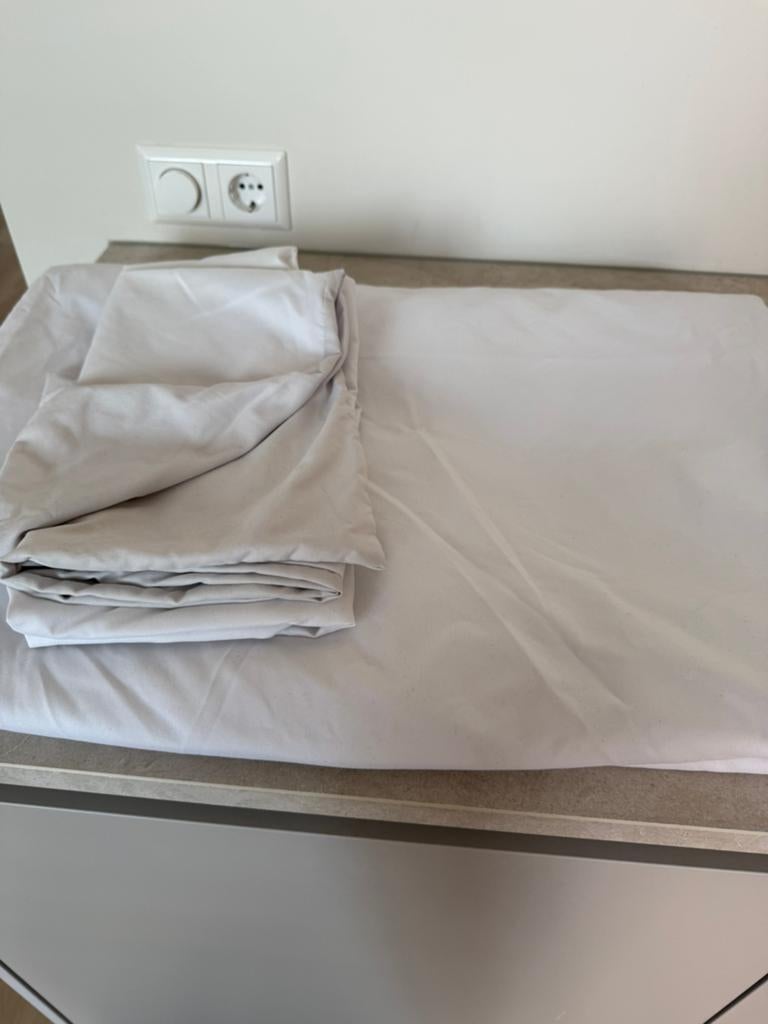 Optidee OptiSamt beddengoed, Huis en Inrichting, Slaapkamer | Beddengoed, Wit, Dekbedovertrek, Tweepersoons, Ophalen of Verzenden