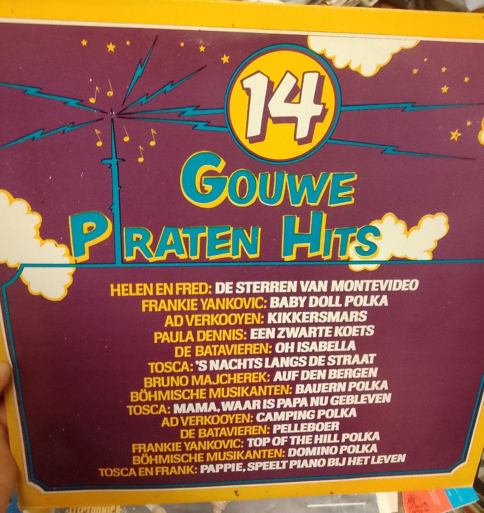 Verzamel - 14 Gouwen Piraten Hits, LP, Gebruikt, Ophalen of Verzenden, Levenslied of Smartlap