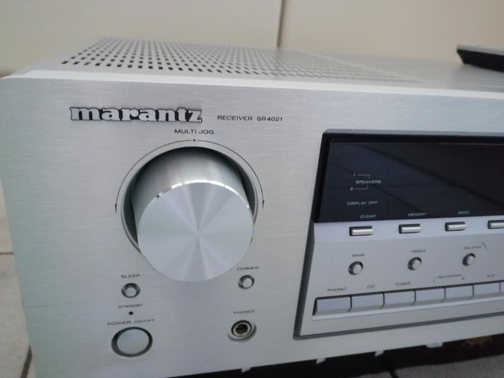 Marantz SR4021 FM Stereo Receiver phono versterker 4021 RDS, Marantz, Gebruikt, Ophalen of Verzenden, 60 tot 120 watt