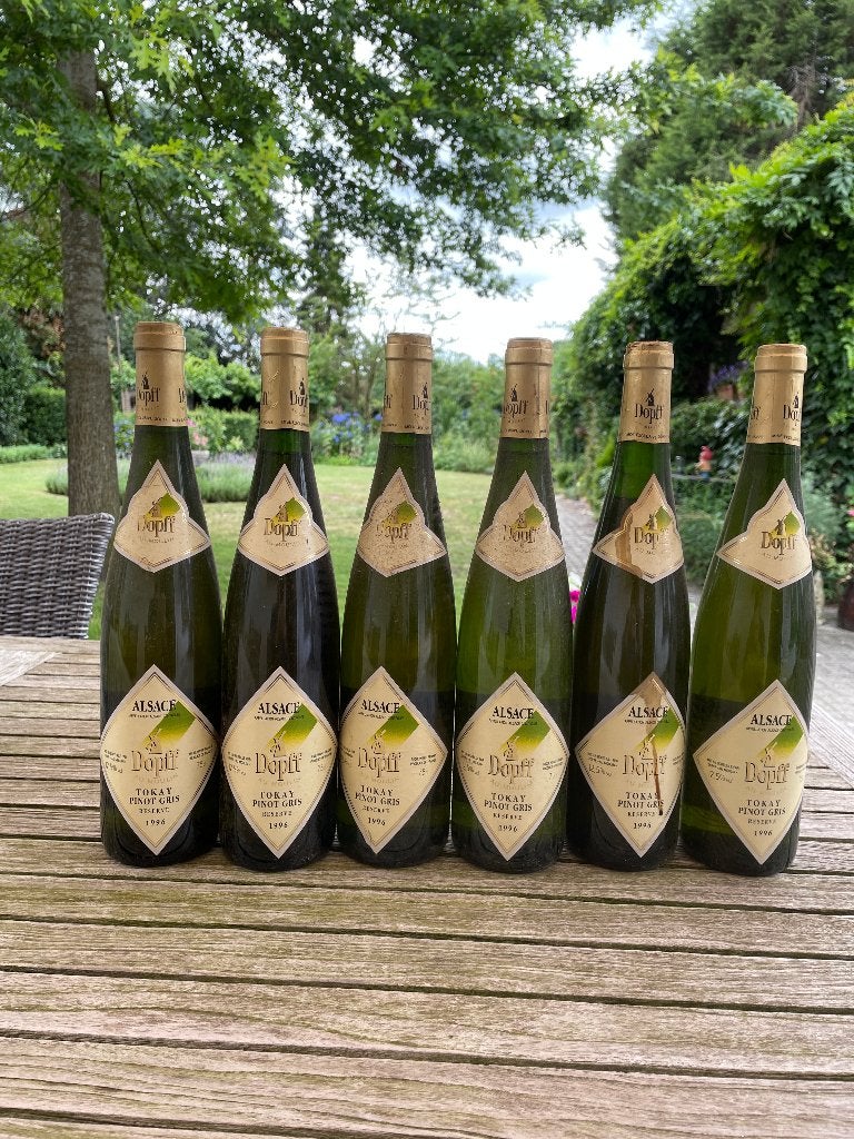 Vin d'Alsace, Verzamelen, Wijnen, Frankrijk, Ophalen of Verzenden, Vol, Witte wijn