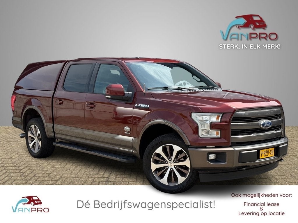 Ford F 150 3.5 V6 LPG 370PK EcoBoost SuperCrew Grijskenteken, Auto's, Bestelauto's, Automaat, Origineel Nederlands, Bedrijf, Ford
