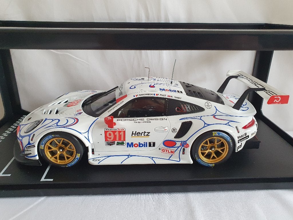 Porsche 911 RSR #911 LeMans Atlanta IMSA 2018 IXO 1:18 Nieuw, Ophalen of Verzenden, Nieuw, Auto, Overige merken