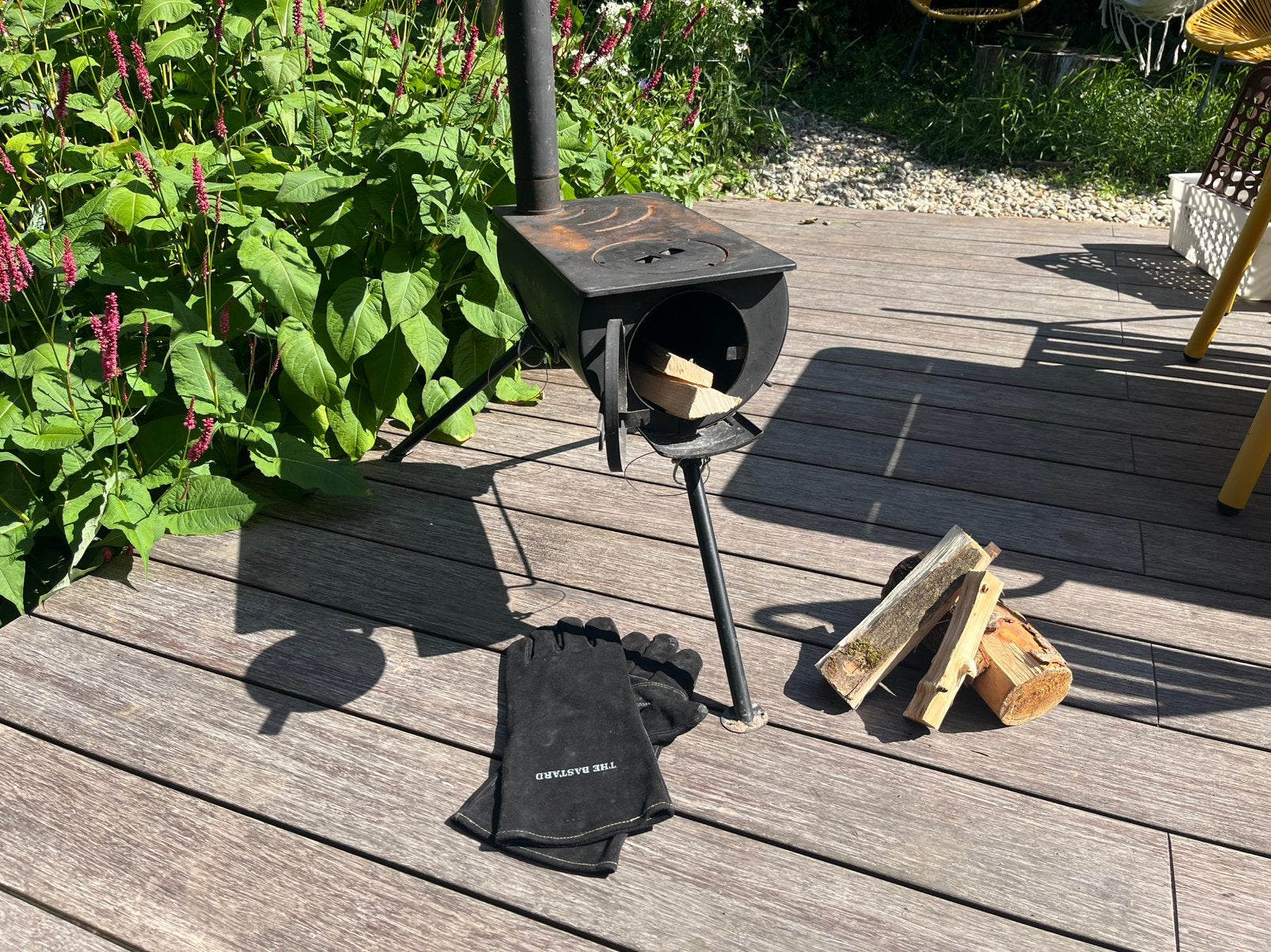 Outbacker Portable Wood Burning Stove houtkachel kamperen, Ophalen, Gebruikt