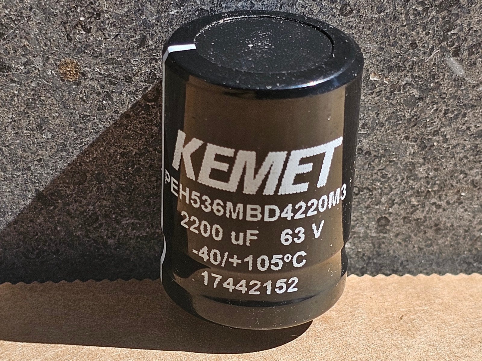 2200uF 63V kemet audio class A mosfet amplifier, Ophalen of Verzenden, Nieuw