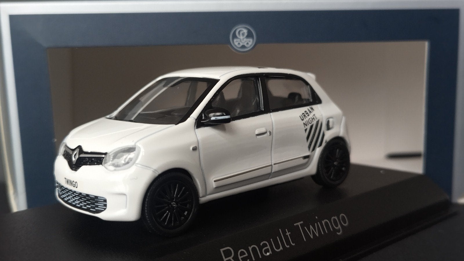 Renault Twingo Night Day White 1:43 Norev Pol, Overige merken, France, Auto, Verzenden