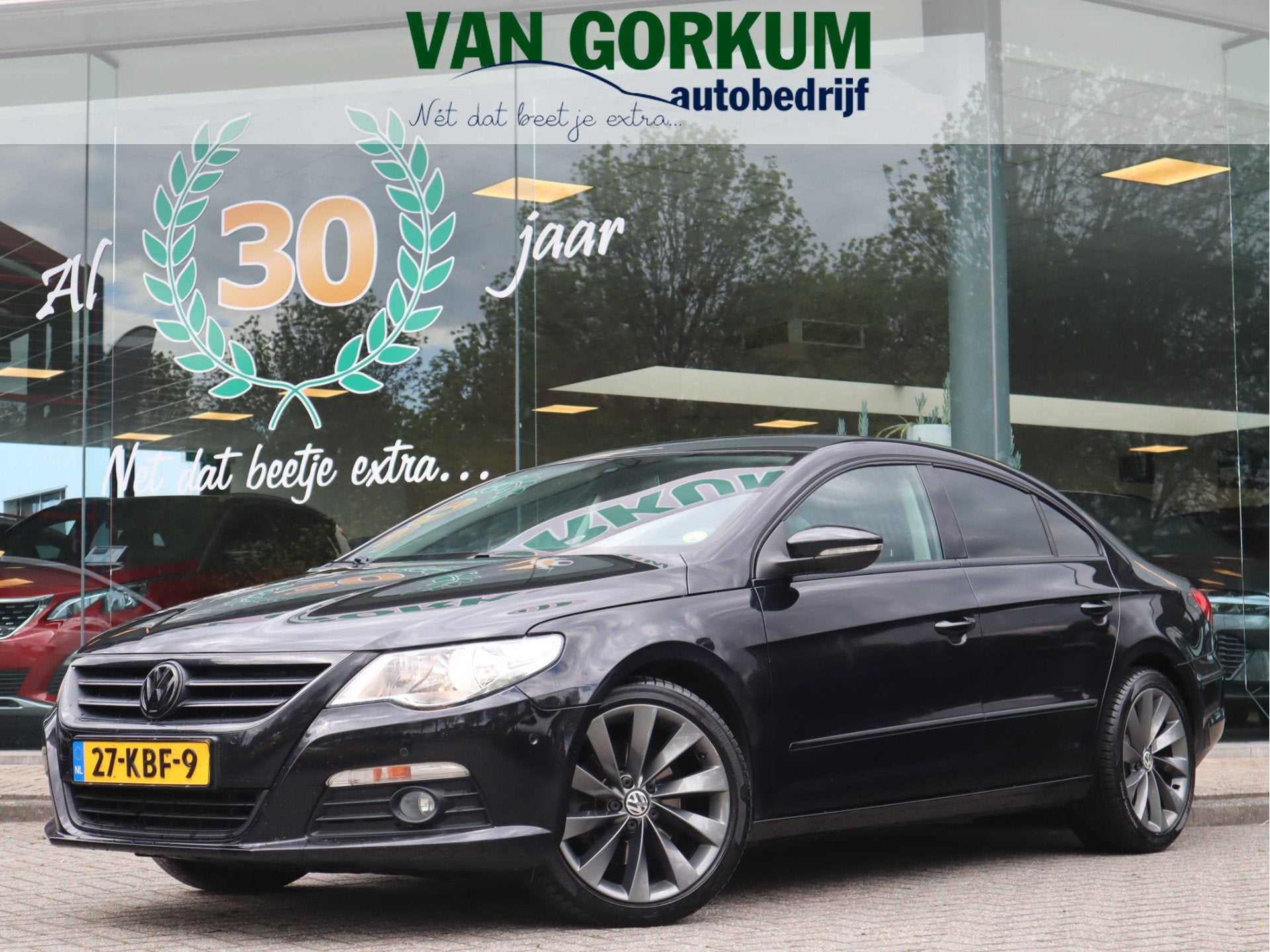 Volkswagen Passat CC 2.0 TSI Navi / Cruise / Automaat / Stoe, Auto's, Volkswagen, Zwart, 4 cilinders, 1984 cc, 4 stoelen