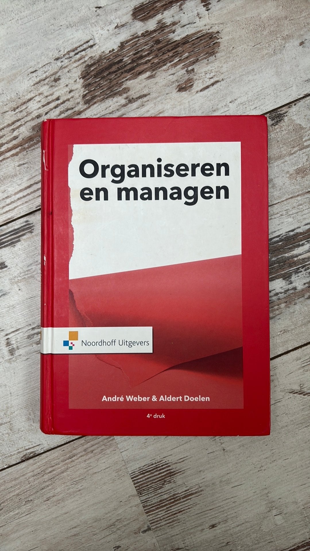 Aldert Doelen - Organiseren & managen, Boeken, Ophalen of Verzenden, Zo goed als nieuw, Aldert Doelen; André Weber