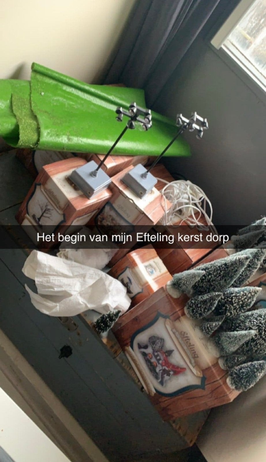 Efteling kerst huisje, Ophalen, Zo goed als nieuw