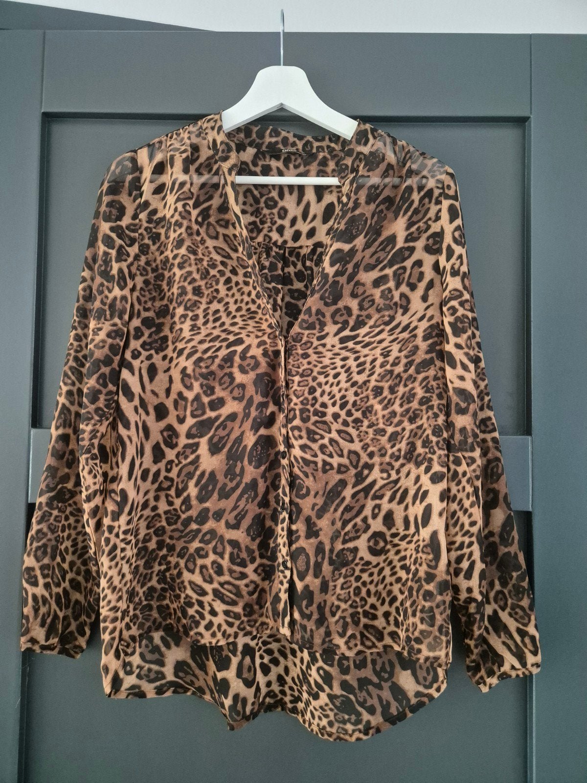 Blouse maat 36, Kleding | Dames, Blouses en Tunieken, Only, Bruin, Ophalen of Verzenden, Zo goed als nieuw