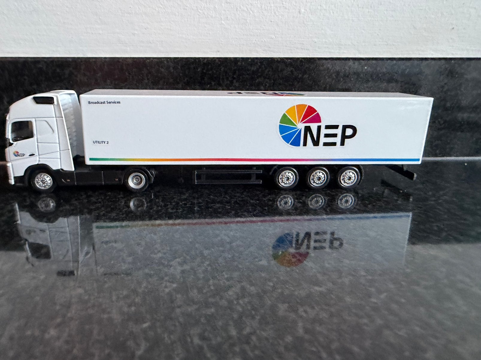 Decals transfer logo set NEP broadcast vrachtwagen 1:87 H0, Verzenden, Nieuw, Overige merken