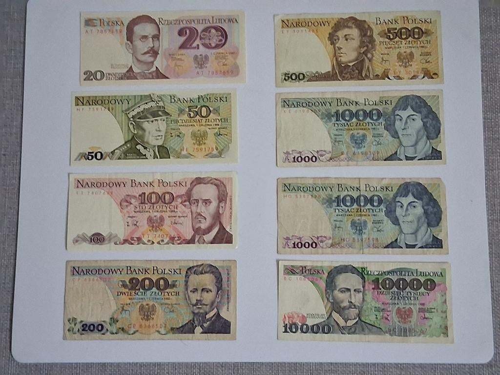 8 mooie poolse biljetten., Ophalen of Verzenden, Overige landen