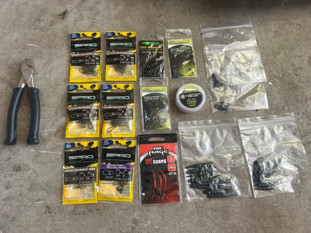 Roofvis Onderlijn set, Ophalen of Verzenden, Zo goed als nieuw, Complete set