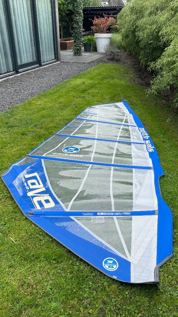 North Sails Rave 4.9, Watersport en Boten, Ophalen, Gebruikt, 3.5 tot 5 m², North Sails