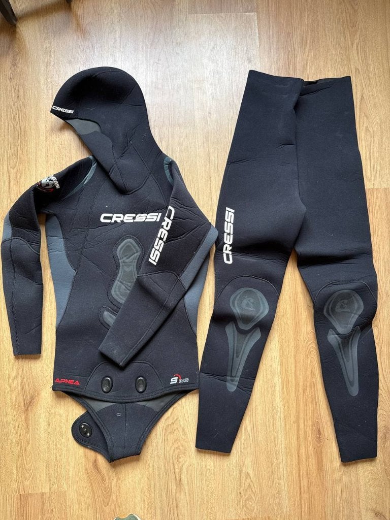 Cressi Apnea 5mm freedive pak, maat L (2-delig), Watersport en Boten, Ophalen of Verzenden, Gebruikt, Duikpak