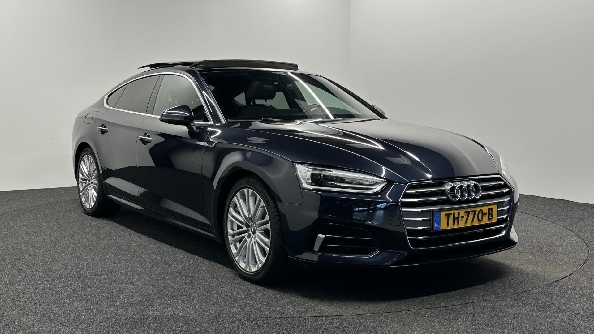 Audi A5 Sportback 1.4 TFSI Design PANORAMA DAK ECC CRUISE., Auto's, Stof, Gebruikt, Euro 6, 4 cilinders
