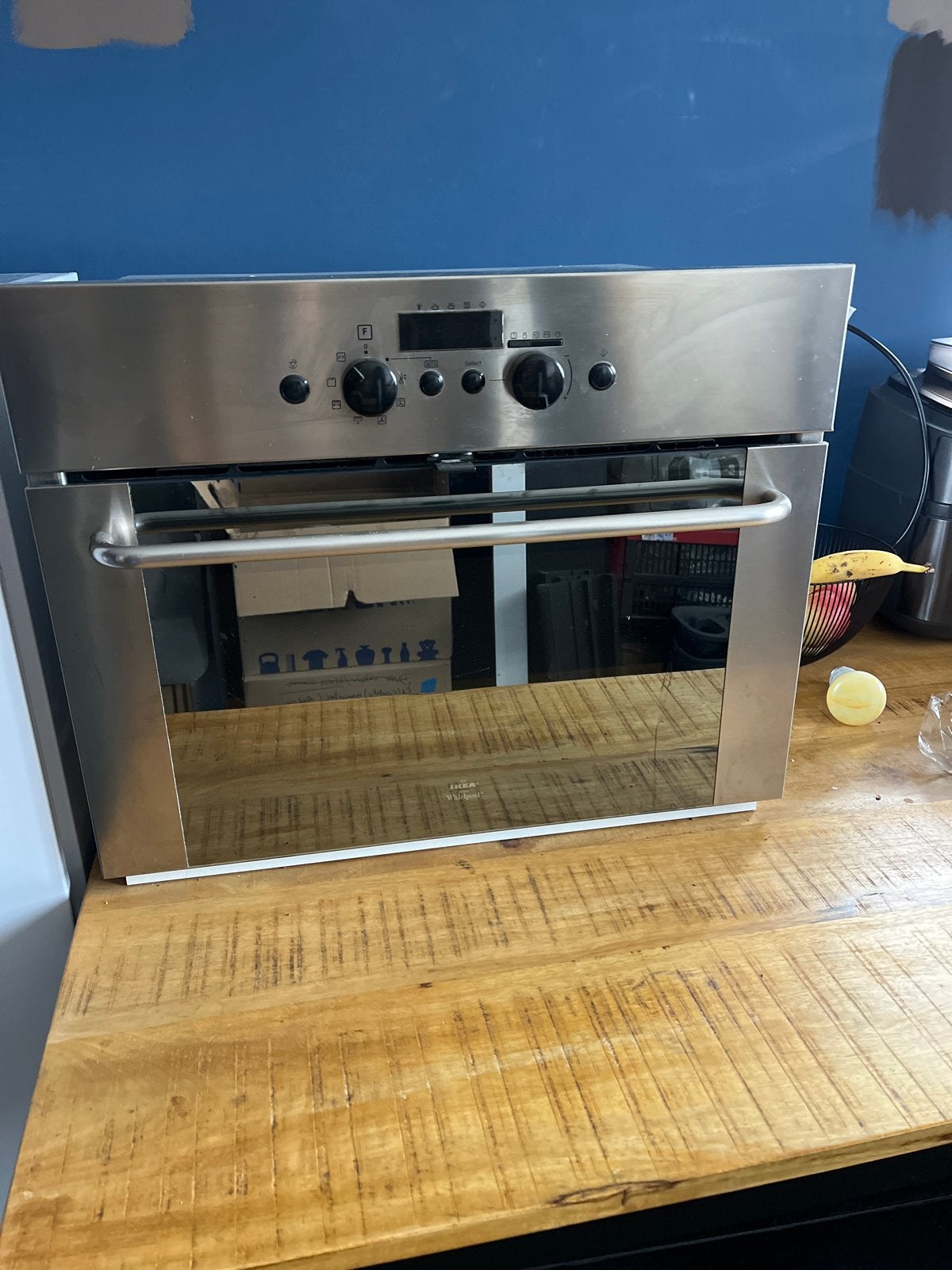 IKEA Whirlpool Inbouw Combimagnetron, Ophalen, Combimagnetron, Gebruikt, 60 cm of meer