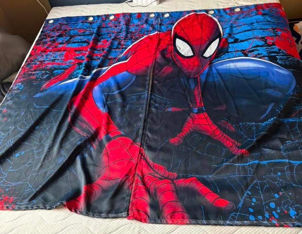 Spiderman gordijnen, Ophalen, Zo goed als nieuw, Wanddecoratie