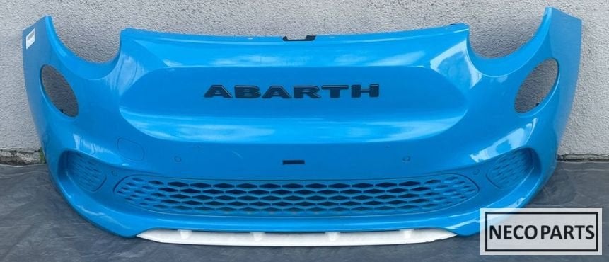 FIAT 500E ABARTH VOORBUMPER BUMPER ORIGINEEL ALLES LEVERBAAR, Gebruikt, -, Voor, -