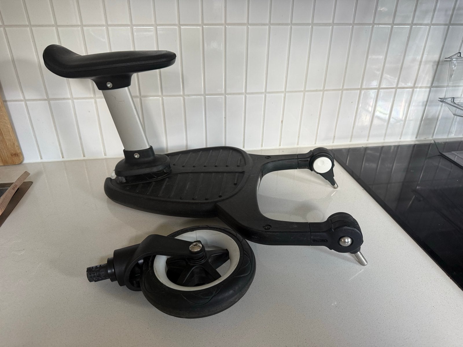 Bugaboo Bee meerijdplankje met zitje, Kinderen en Baby's, Kinderwagens en Combinaties, Ophalen of Verzenden, Gebruikt, Bugaboo