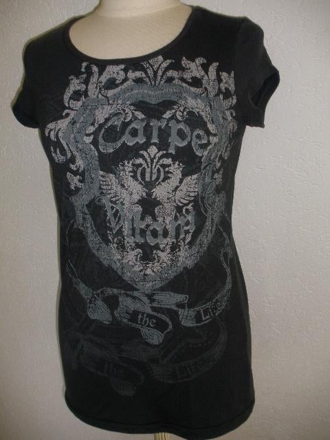 DYANNE t- shirt grijs maat S, Kleding | Dames, Ophalen of Verzenden, Zo goed als nieuw, Korte mouw, Dyanne
