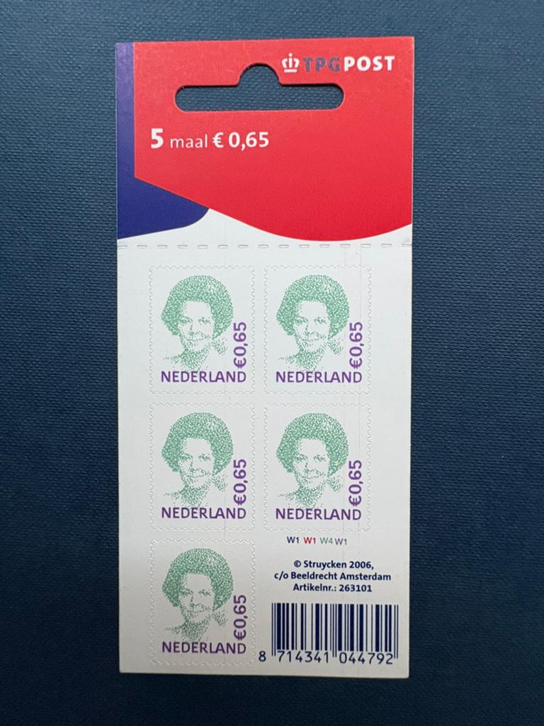 Hangboekje Vaa2040 met misdruk., Ophalen of Verzenden