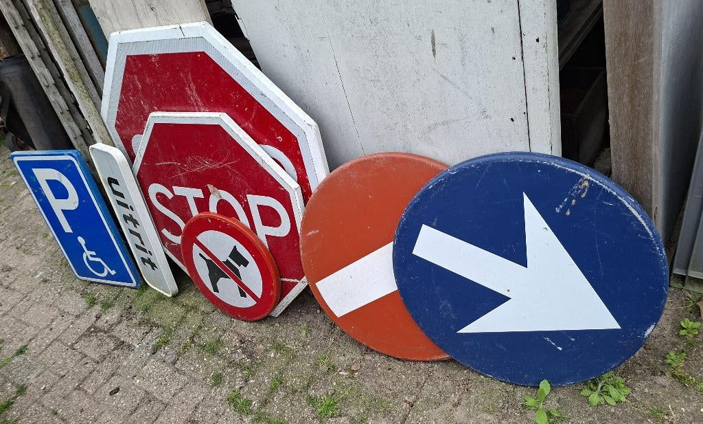 Verkeersborden / Borden, Reclamebord, Gebruikt, Ophalen of Verzenden, Ameide