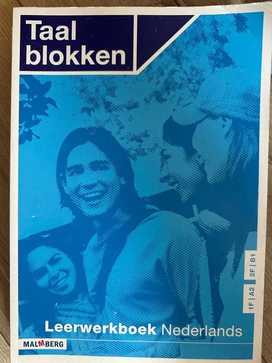 Malmberg Taalblokken Leerwerkboek Nederlands 1F A2 2F B1, Ophalen of Verzenden, Alpha, Zo goed als nieuw, MBO