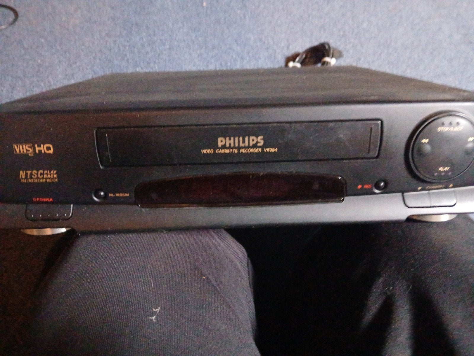 Philips VR254 VHS HQ Videorecorder - NTSC Playback, Ophalen of Verzenden, Gebruikt, VHS-speler of -recorder