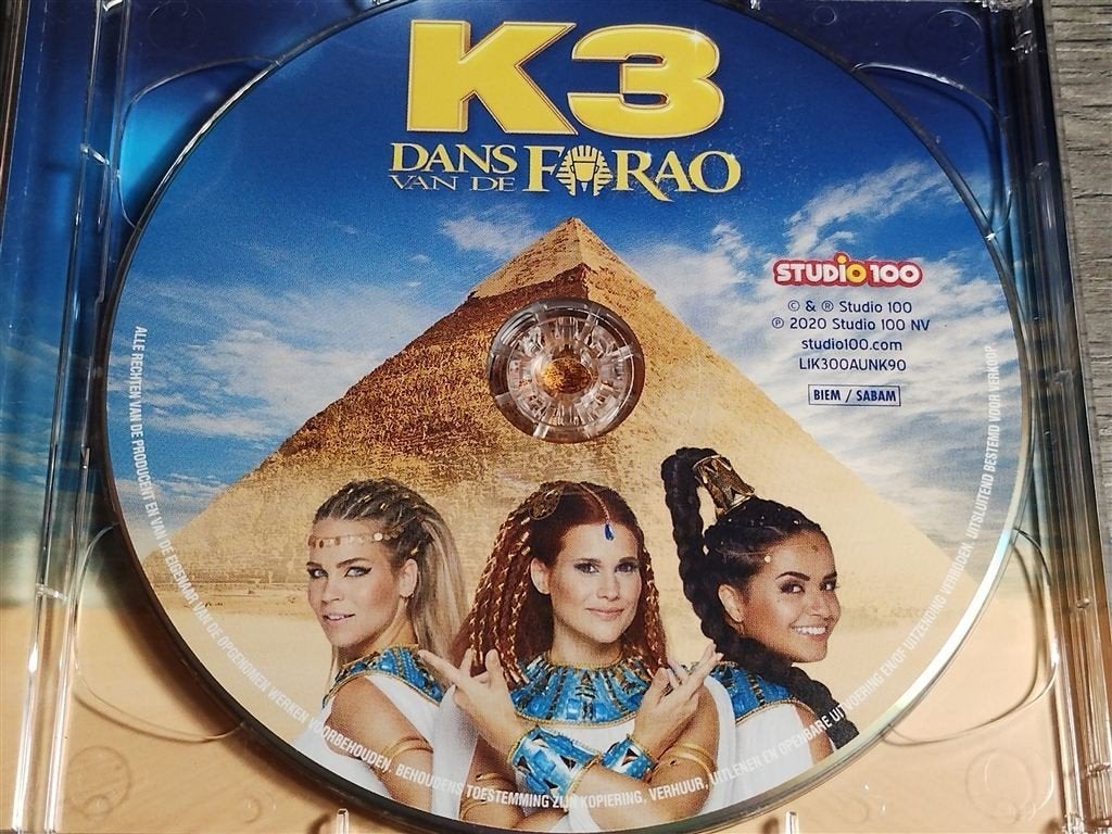 K3 ‎– Dans Van De Farao [CD + DVD], Ophalen of Verzenden, Zo goed als nieuw