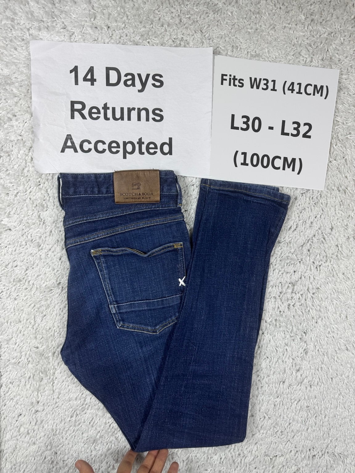 Scotch & Soda Tye X Slim Carrot Jeans Past W31 L30-L32 3449, Blauw, W32 (confectie 46) of kleiner, Ophalen of Verzenden, H