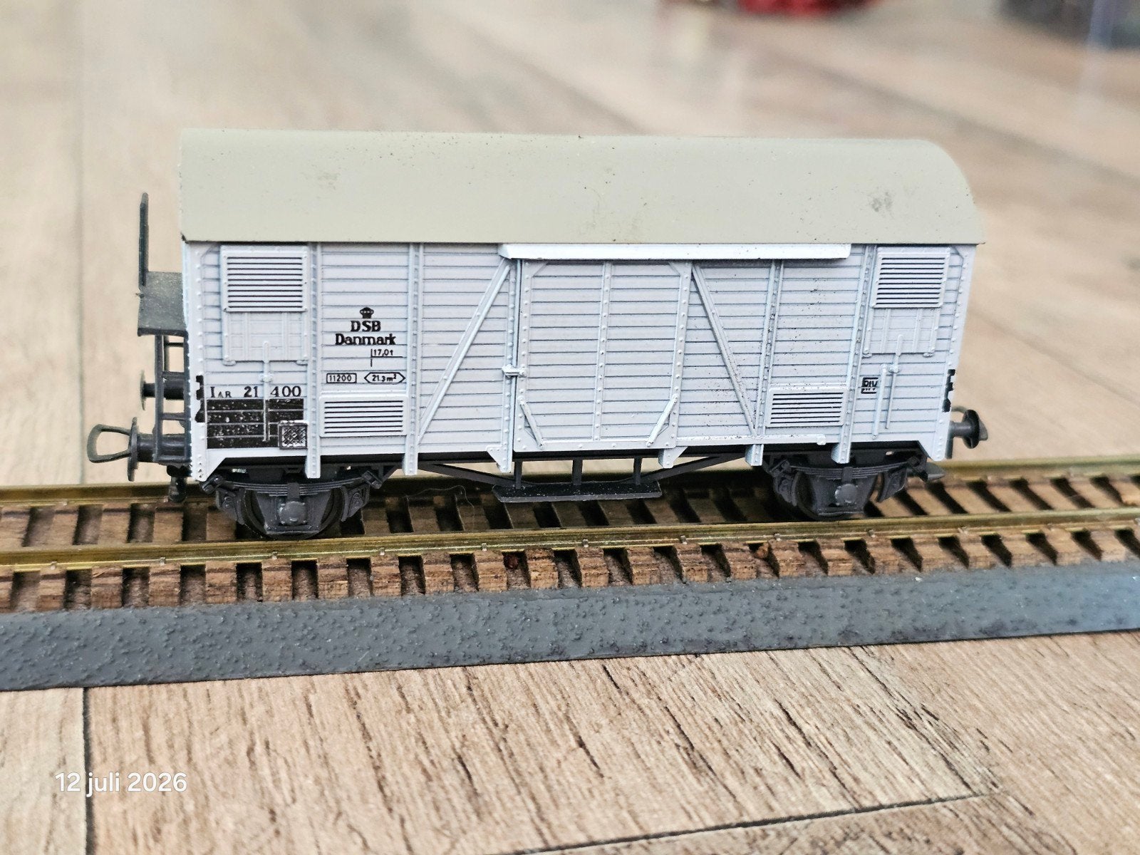 Modeltrein Ho liliput wagon DSB Denemarken spoorwegen zgan, Overige merken, Gelijkstroom, Wagon, Ophalen of Verzenden