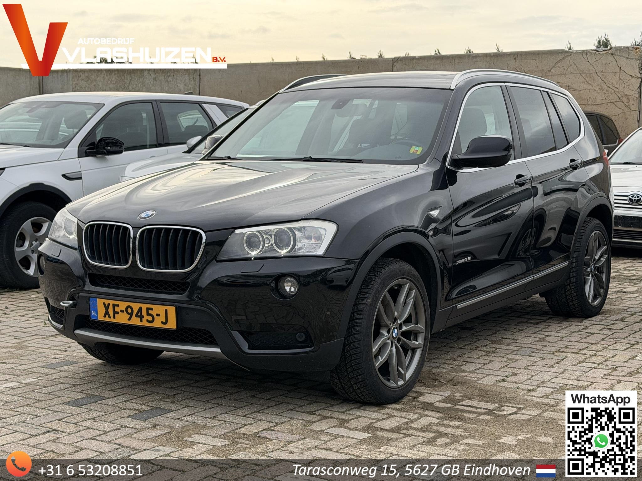 BMW X3 xDrive35i High Executive | Pano | Leder | Cruise | Cl, Auto's, Automaat, Gebruikt, Zwart, 2000 kg