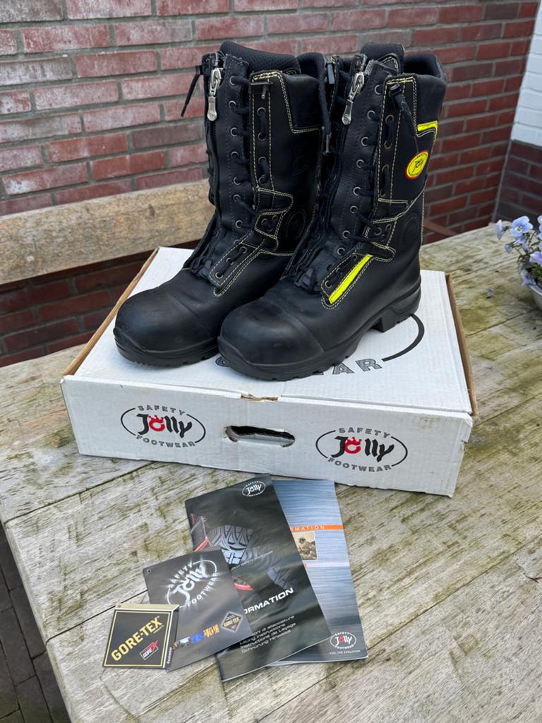 Jolly Fireguard Brandweerlaarzen maat 44 - Zo goed als nieuw, Ophalen, Zwart, Zo goed als nieuw, Werkschoenen