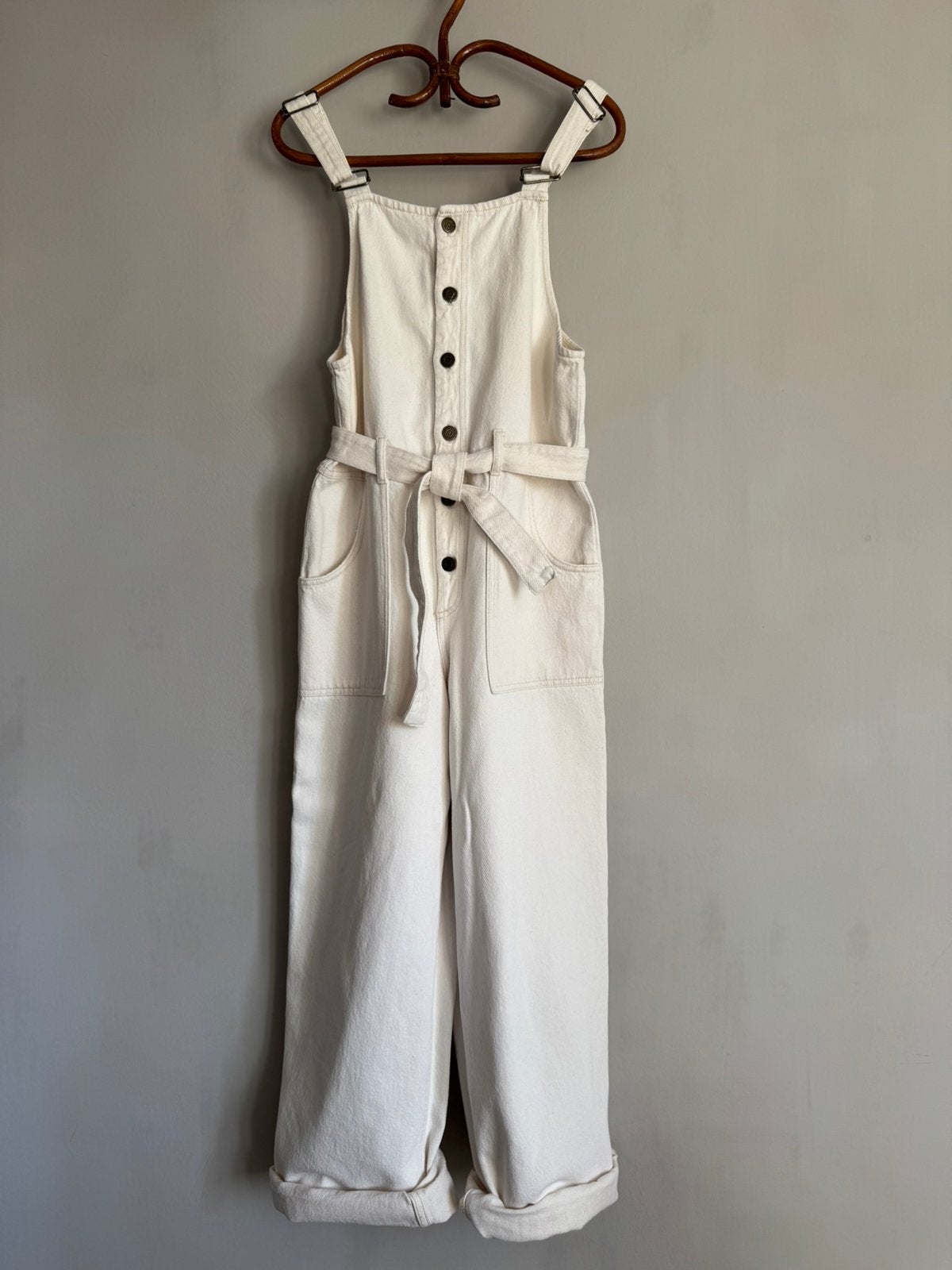 Supergaaf American Vintage denim tuinbroek jumpsuit maat M, Kleding | Dames, Ophalen of Verzenden, Zo goed als nieuw, Maat 38/40 (M)