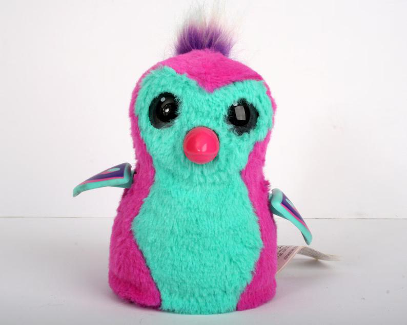 hatchimal Penguala roze groen - knuffel speelgoed #2, Pinguïn, Overige karakters, Ophalen of Verzenden, Zo goed als nieuw