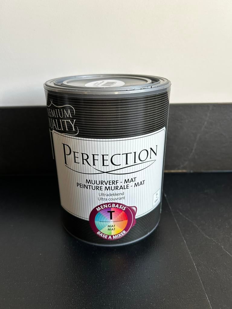 Perfection muurverf mat 1ltr (FLEXA oudroze), Nieuw, Ophalen of Verzenden, Verf, Roze